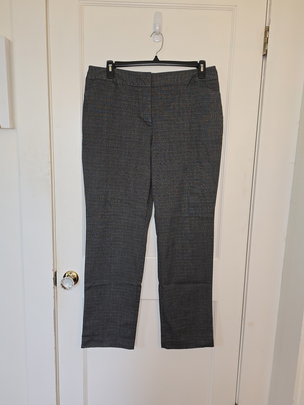 Worthington Gray Plaid Dress Trousers 16